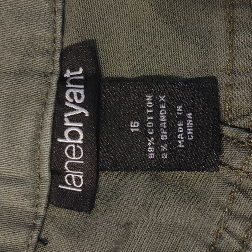 Lane Bryant green jeans/pants size 16 - Picture 2 of 9